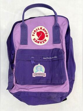 Fjallraven Kanken Mini Save The Arctic Fox Purple Backpack Star Wars Princess Le